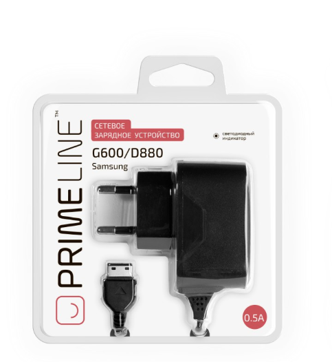 Сетевое ЗУ PrimeLine Samsung G600/D880 черный