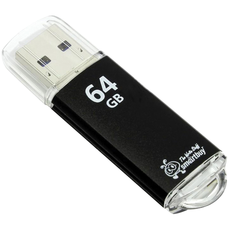 USB-Flash 64GB Smart Buy V-Cut черная (USB3.0)