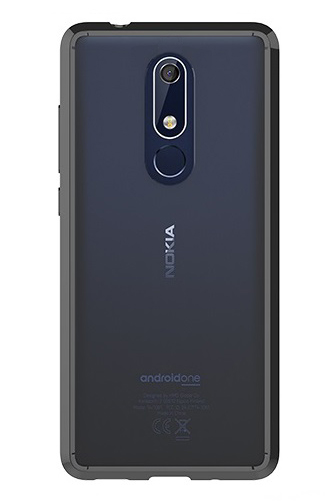 Чехол-накладка для Nokia 6 (TA-1054) черный