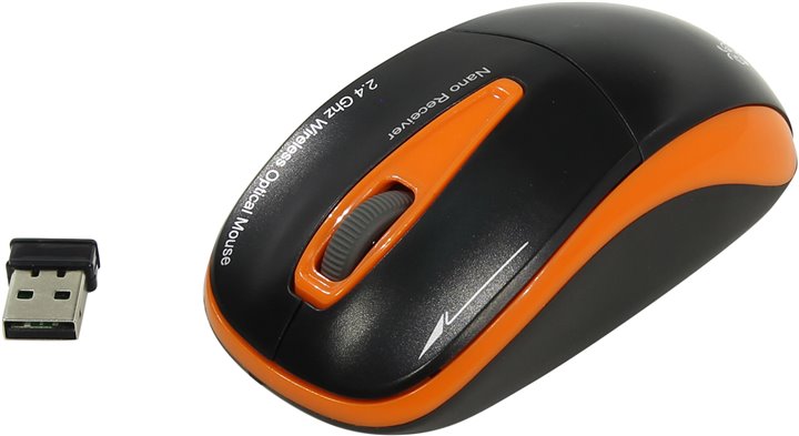 Беспроводная мышь SmartBuy SBM-373AG-KO, оранжевая