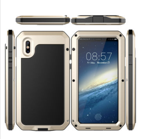 Чехол Lunatik Taktik для iPhone X золотой