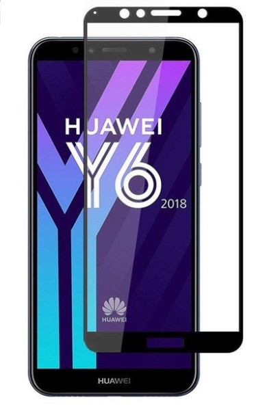 Защитное стекло для Huawei Honor 7A PRO/ Honor 7C PRO / Y6 (2018) 3D Full черное
