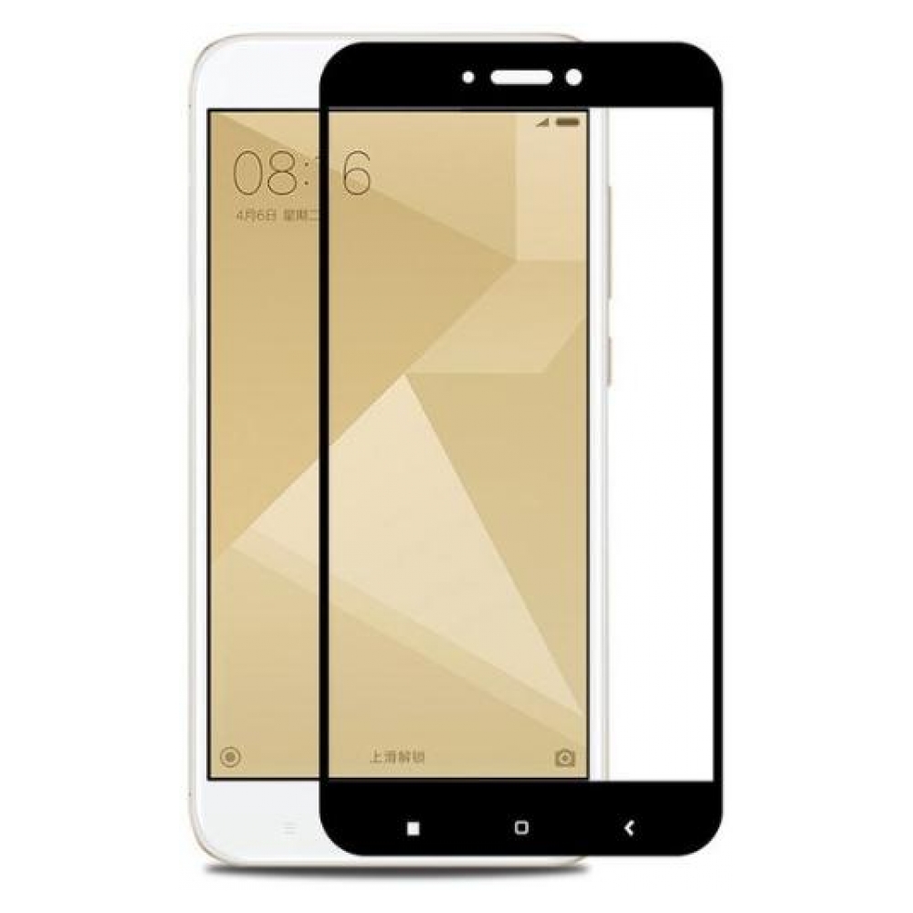 Защитное стекло для Xiaomi Redmi Note 4X 3D Full черное