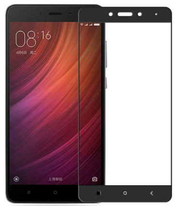 Защитное стекло для Xiaomi Redmi Note 4 5D Full черное