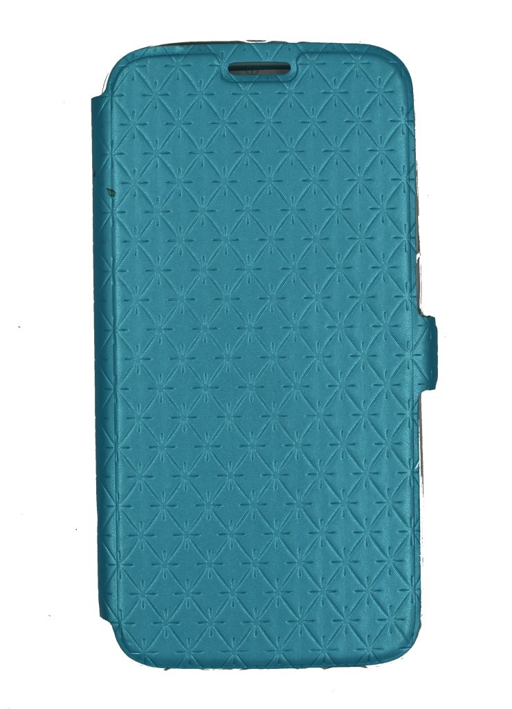 Чехол-книжка для Samsung Galaxy S6 (SM-G920) ромбы синий