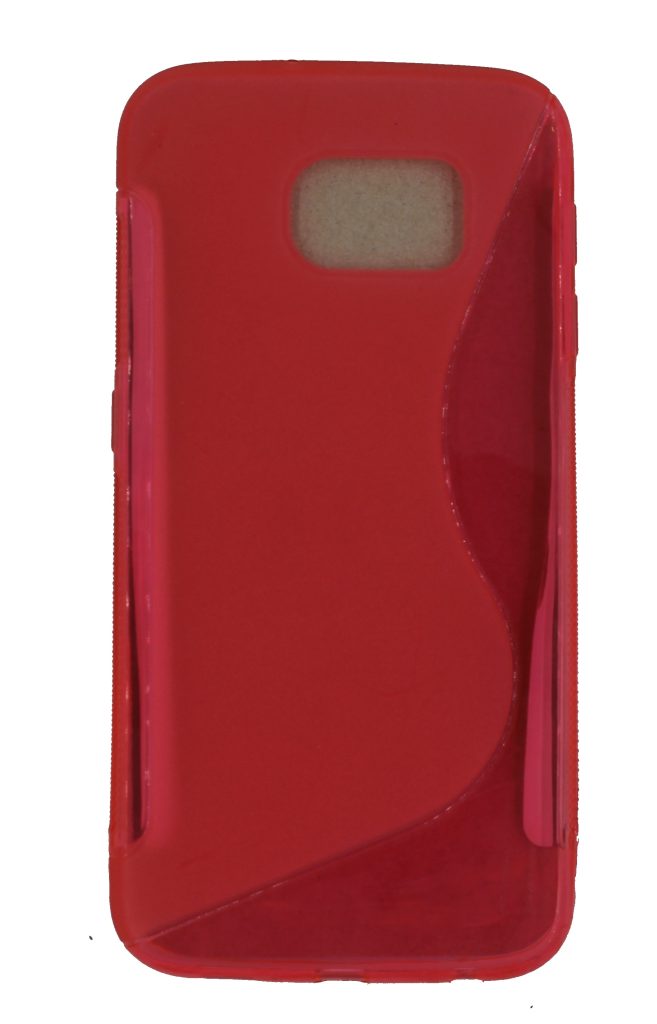 Чехол для Samsung Galaxy S6 красный S-образный