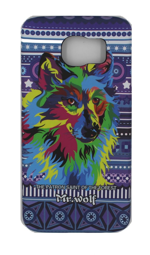 Чехол-накладка для Samsung Galaxy S6 "Mr.Wolf"