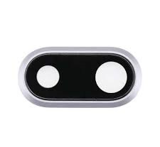 Стекло камеры в сборе для iPhone 8 Plus серебро