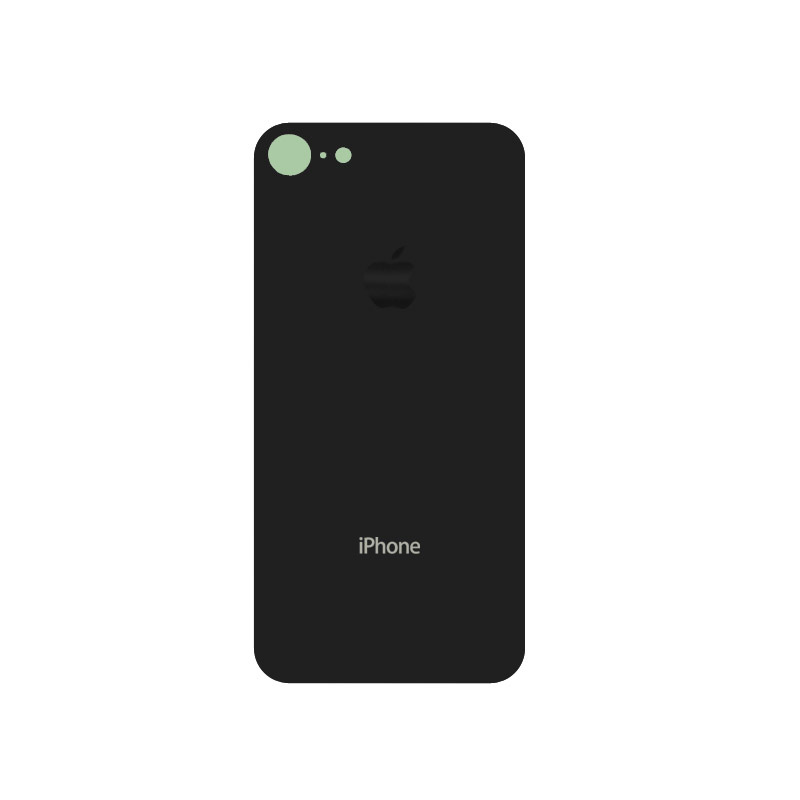 Задняя крышка для iPhone 8 черная