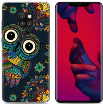 Чехол-накладка для Huawei Mate 20 Сова