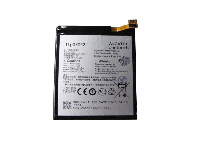 Батарея/аккумулятор Blackberry DTEK60, Alcatel 6070K (TLp030F2)