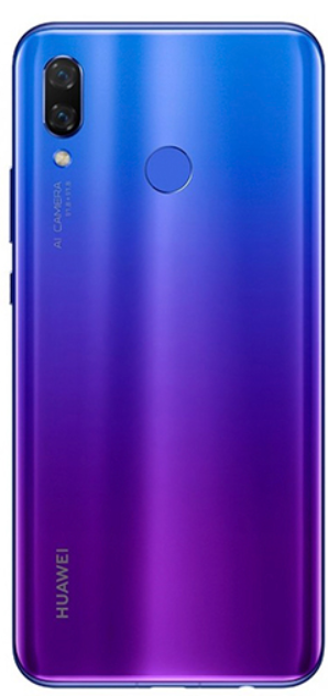 Задняя крышка для Huawei Nova 3e синяя