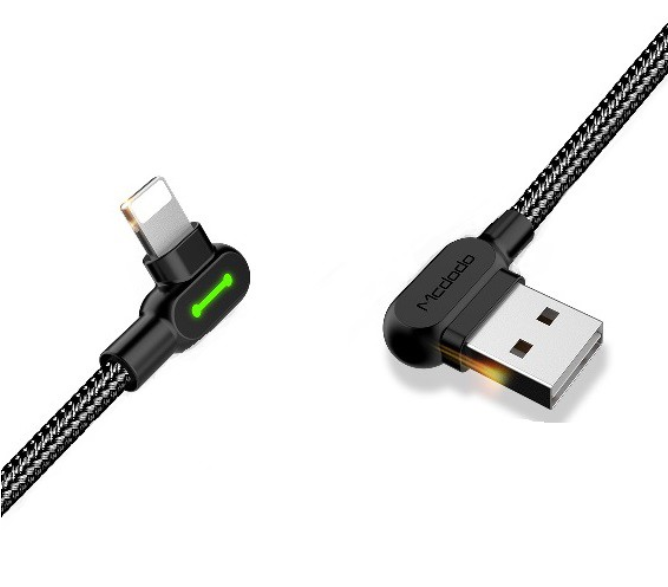 Кабель McDodo CA-4671 Apple 8pin - USB черный, 1.2м