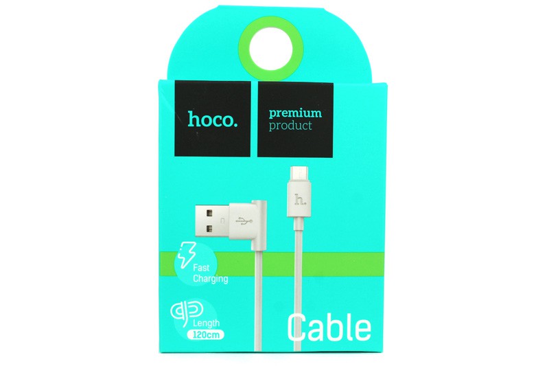 Дата-кабель Hoco (UPM10) MicroUSB белый, 1.2м