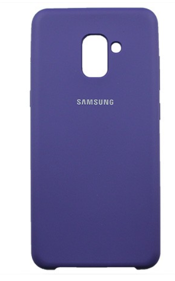 Чехол для Samsung Galaxy A8 Plus 2018 (A730F) Silicone Case фиолетовый