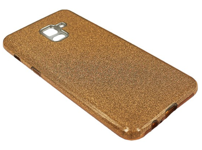 Чехол для Samsung Galaxy A8 Plus 2018 ( A730F) Shine золотой