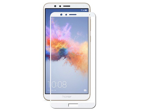 Защитное стекло Huawei Honor 7X 2.5D Full белое
