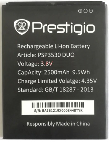 Батарея/аккумулятор Prestigio PSP7530 DUO