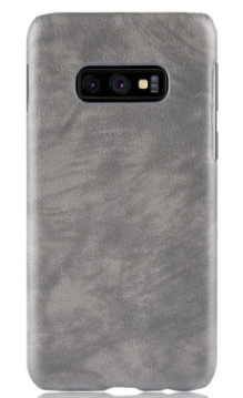 Чехол-накладка для Samsung Galaxy S10e PU серый