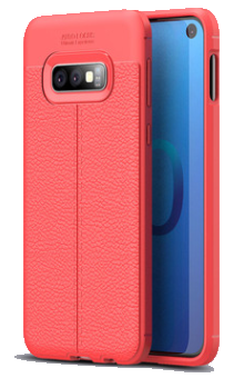 Чехол-накладка для Samsung Galaxy S10 Auto Focus красный