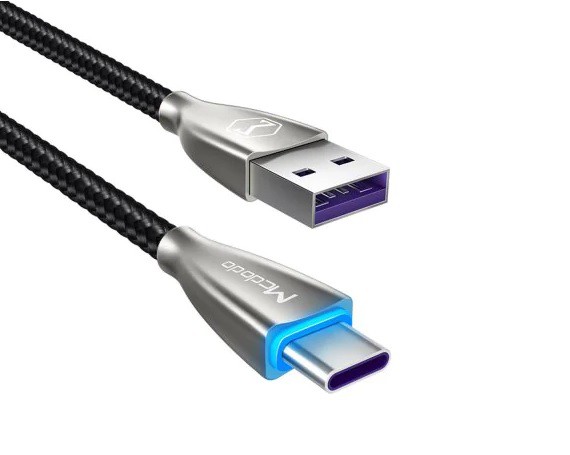 Кабель McDodo CA-5420/5423 Type-C - USB черный, max5A