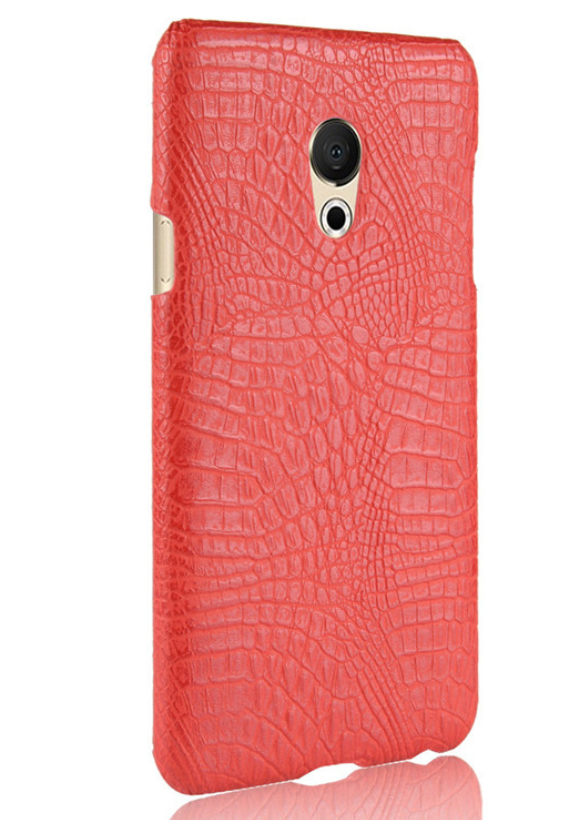 Чехол для Meizu M15 Crocodile красный