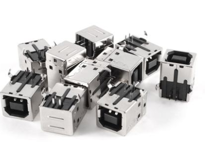 Разъем Type-B Port 4-Pin Right Angle PCB DIP Jack Socket
