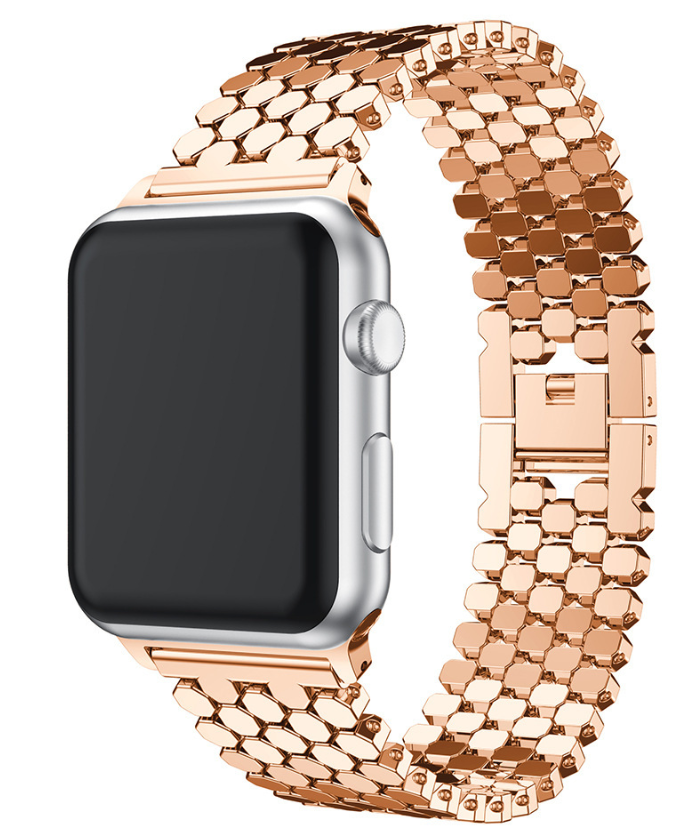 Ремешок для Apple Watch 38mm металл золотой