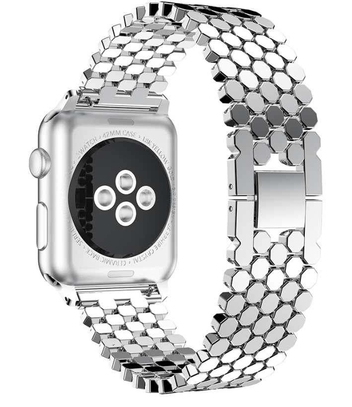 Ремешок для Apple Watch 38mm металл серебро