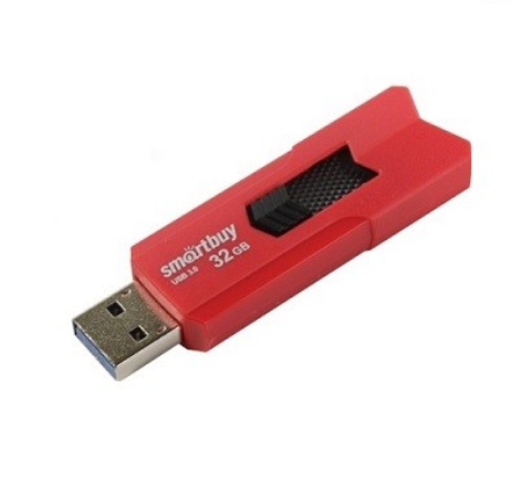 USB-Flash 32GB Smart Buy Stream (USB 3.0) красная