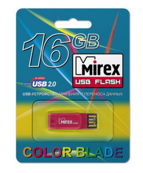 USB-Flash 16GB MIREX Host Red