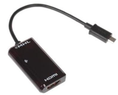 Переходник MicroUSB - HDMI черный