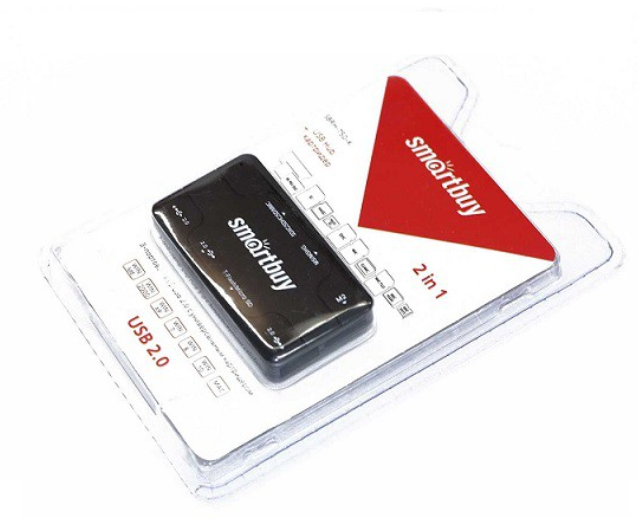 CardReader Smartbuy Combo 750, черный