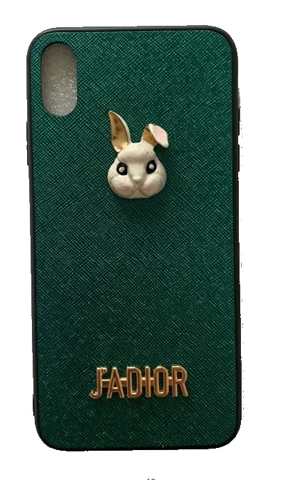 Чехол-накладка для iPhone XS Max Jadior Rabbit зеленый