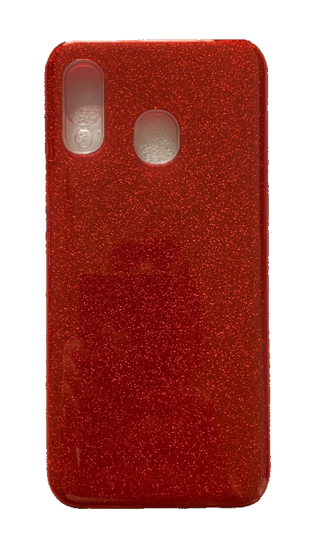 Чехол-накладка для Samsung Galaxy A20/A30 2019 (A305F/A205F) Shine красный