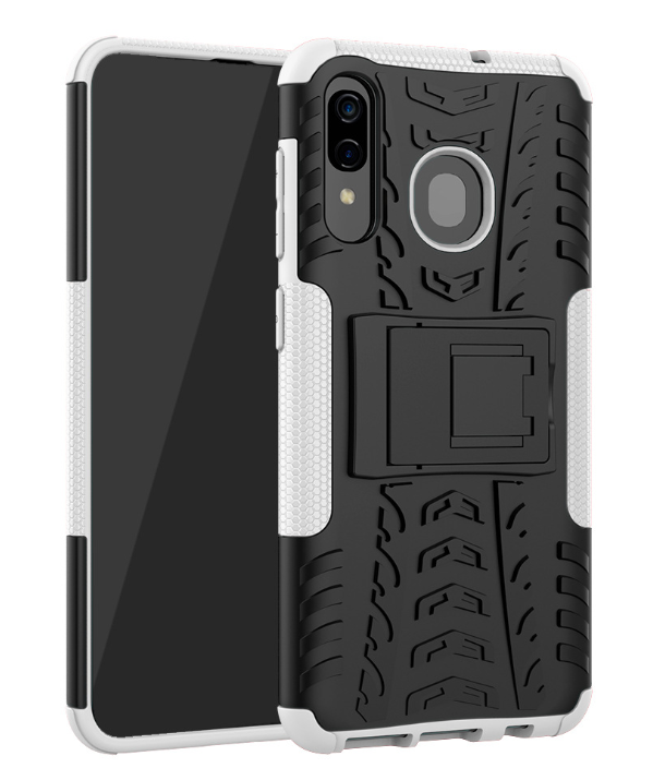 Чехол-накладка для Samsung Galaxy A20/A30/A50 SGP черно-белый