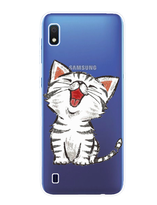 Чехол-накладка для Samsung Galaxy A10 котенок