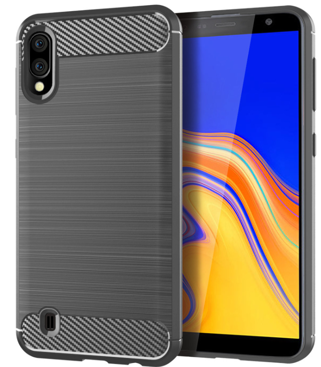 Чехол-накладка для Samsung Galaxy A10 Силикон серый