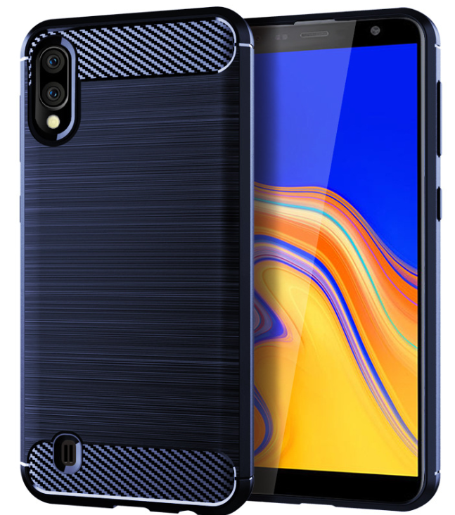 Чехол-накладка для Samsung Galaxy A10 Силикон синий