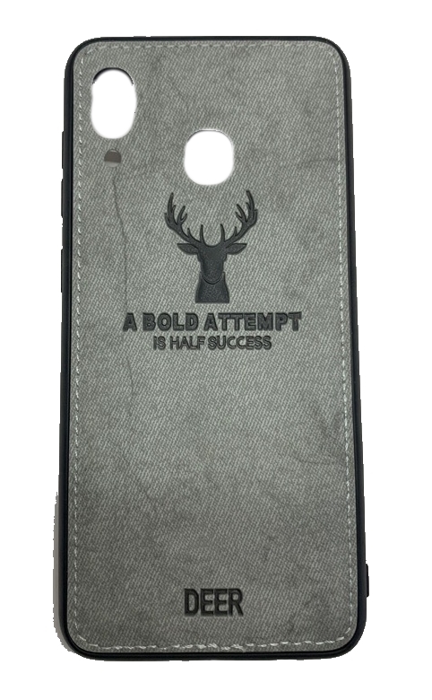 Чехол-накладка для Samsung Galaxy A30/A20 Deer серый