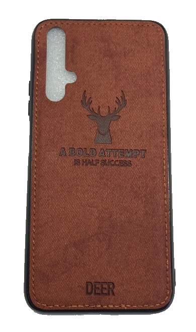 Чехол-накладка для Honor 20 Deer коричневый