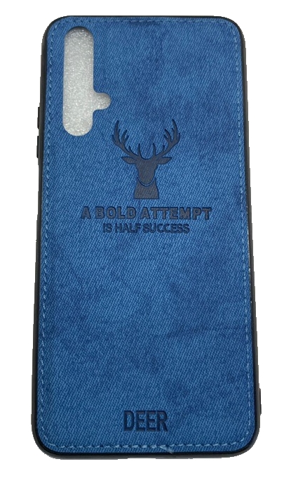Чехол-накладка для Honor 20 Deer синий