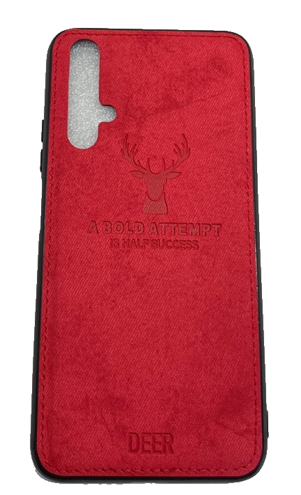 Чехол-накладка для Honor 20 Deer красный