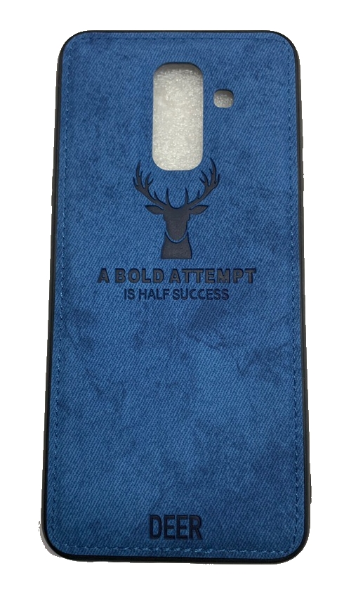 Чехол-накладка для Samsung Galaxy A6 Plus Deer синий