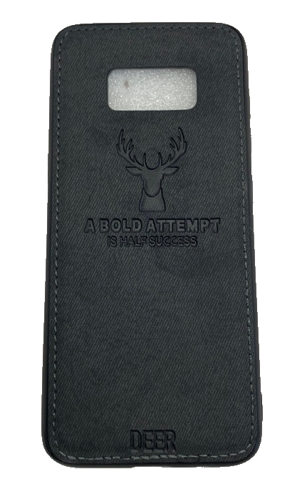 Чехол-накладка для Samsung Galaxy S8 Deer черный