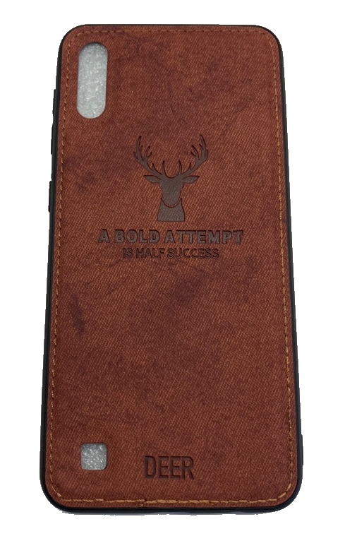 Чехол-накладка для Samsung Galaxy A10 Deer коричневый