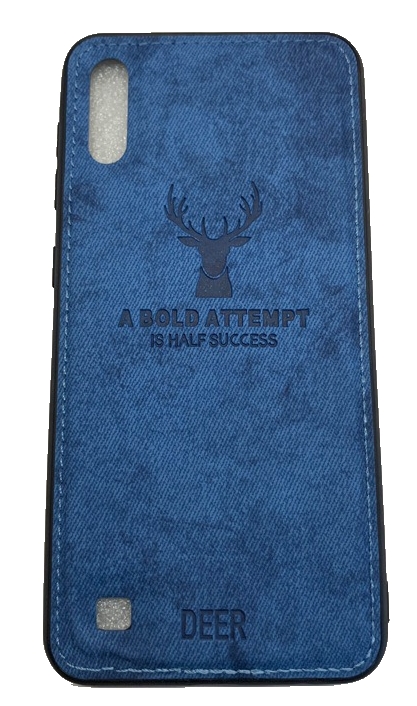 Чехол-накладка для Samsung Galaxy A10 Deer синий