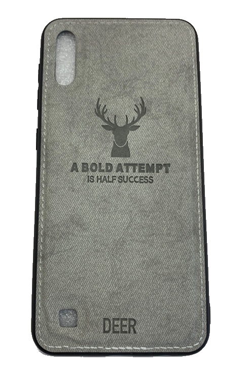 Чехол-накладка для Samsung Galaxy A10 Deer серый
