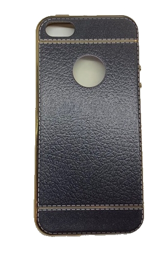 Чехол-накладка для iPhone 5/5S/SE PU коричневый