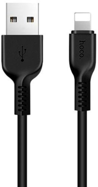 Дата-кабель Hoco iPhone 8pin X20 2.4A (3 метра) черный
